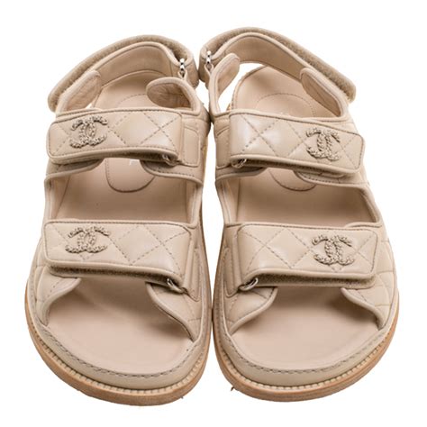 chanel flats sandals